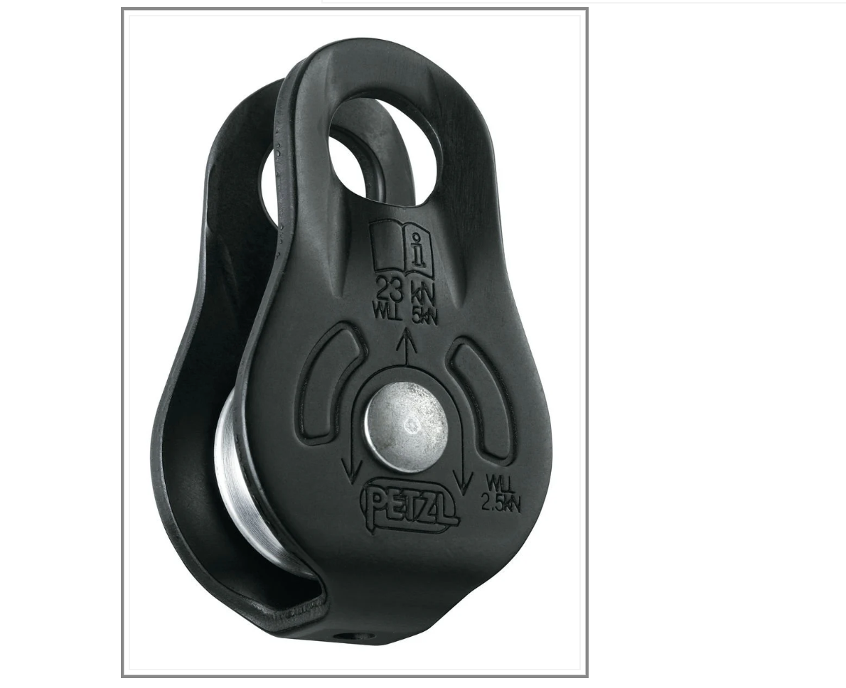 PETZL- FIXE polea con placas fijas