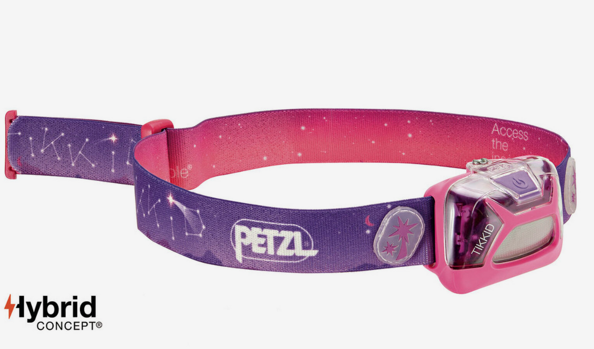LINTERNA PETZL TIKKID® ROSA