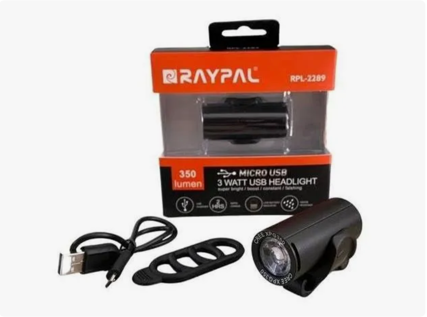 Lámpara Para Bicicleta Raypal Xpg 350