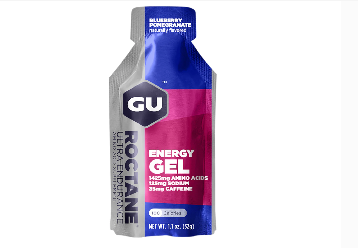 Gel GU Energy Roctane sabor Arándano/Granada con cafeína