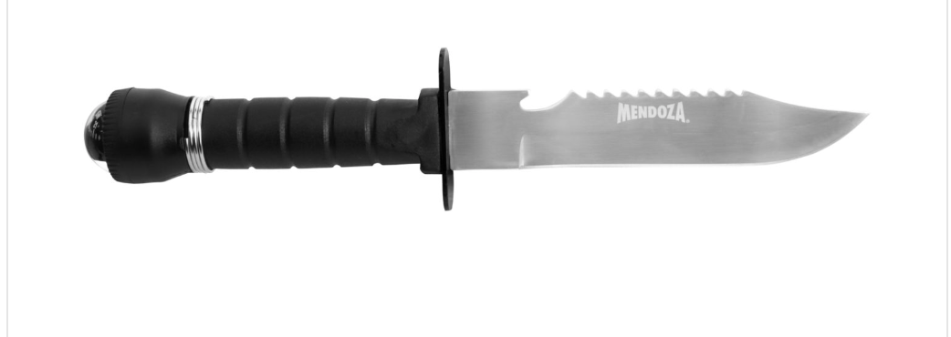 Cuchillo con Kit de Supervivencia Mendoza.