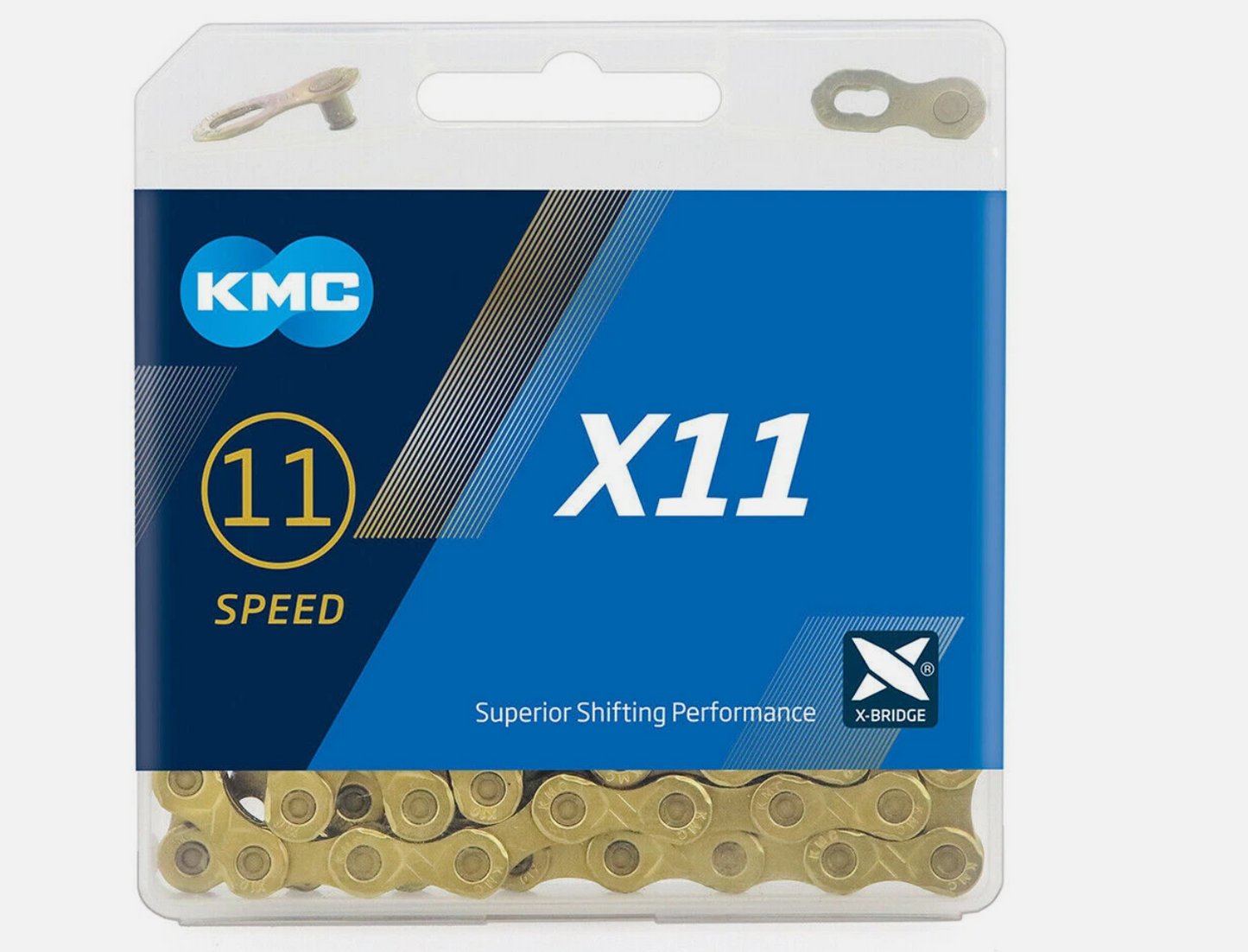 CADENA 11 V 1/2 *11/128 118L X11 TI-N GOLD KMC