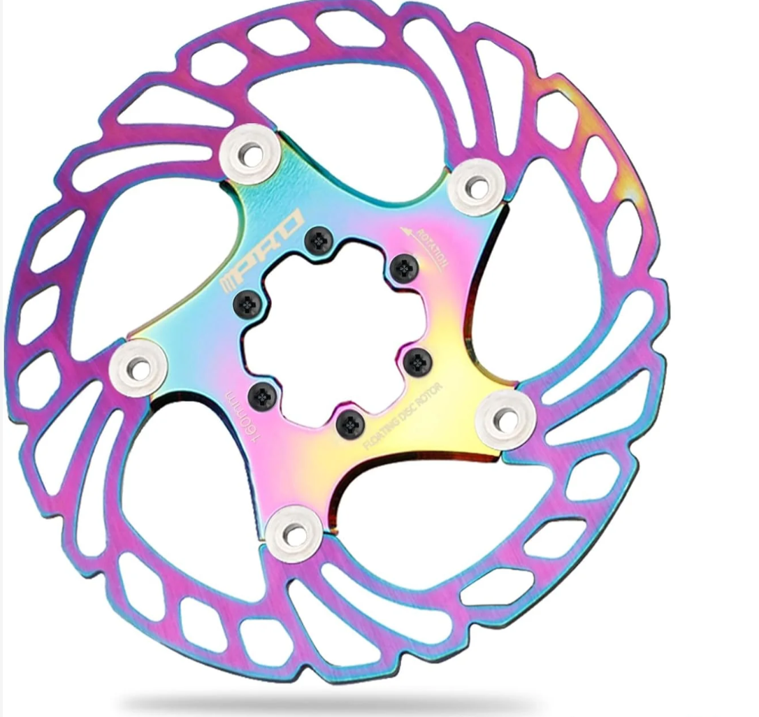 IIIPRO Floating Bike Disc Brake Rotor with 6 Bolts