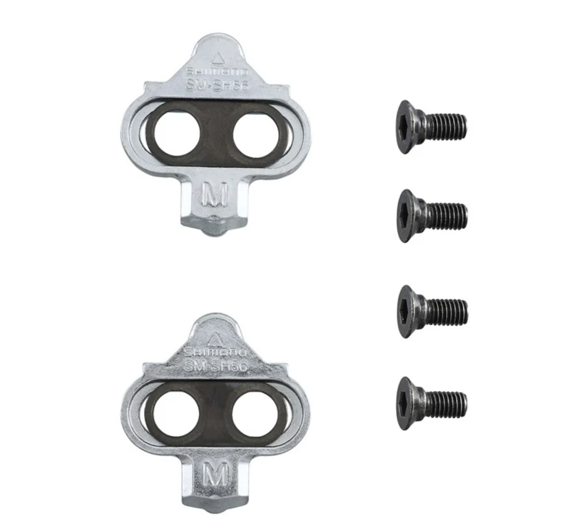 Placas Shimano para clip MTB SM-SH56 c/porta tornillo