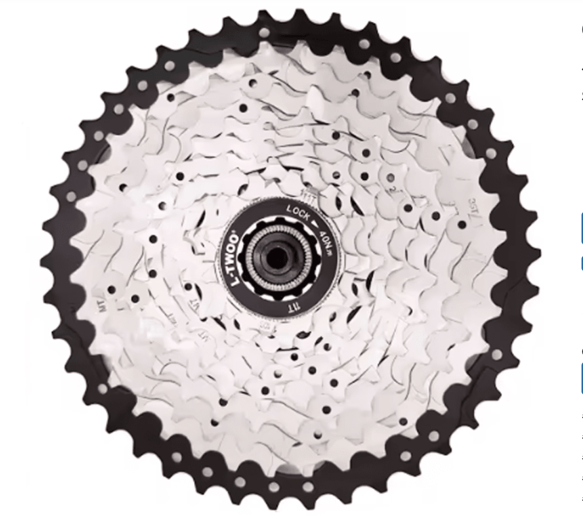 CASSETTE LTW00 10 PASOS 11-42T, A7 SERIES