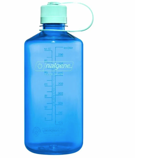 Botella reutilizable 1L azul claro boca estrecha Sustain
