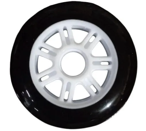 BZ KIT DE 4 LLANTAS DE 100MM 85A NEGRA