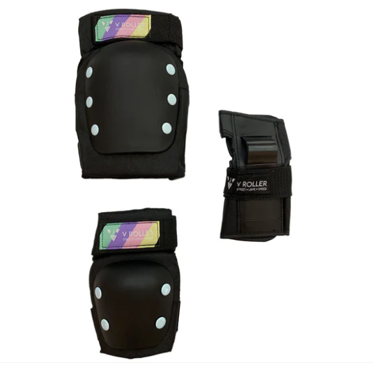 Tripack De Protecciones V Roller Arcoíris