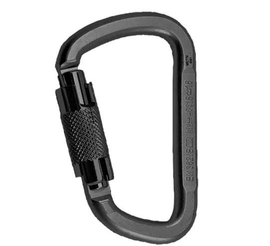 ROCK EM- Steel Carabiner D KL-2T