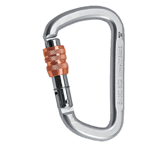Mosquetón de Acero D KL-S Screw Lock - Rock Empire