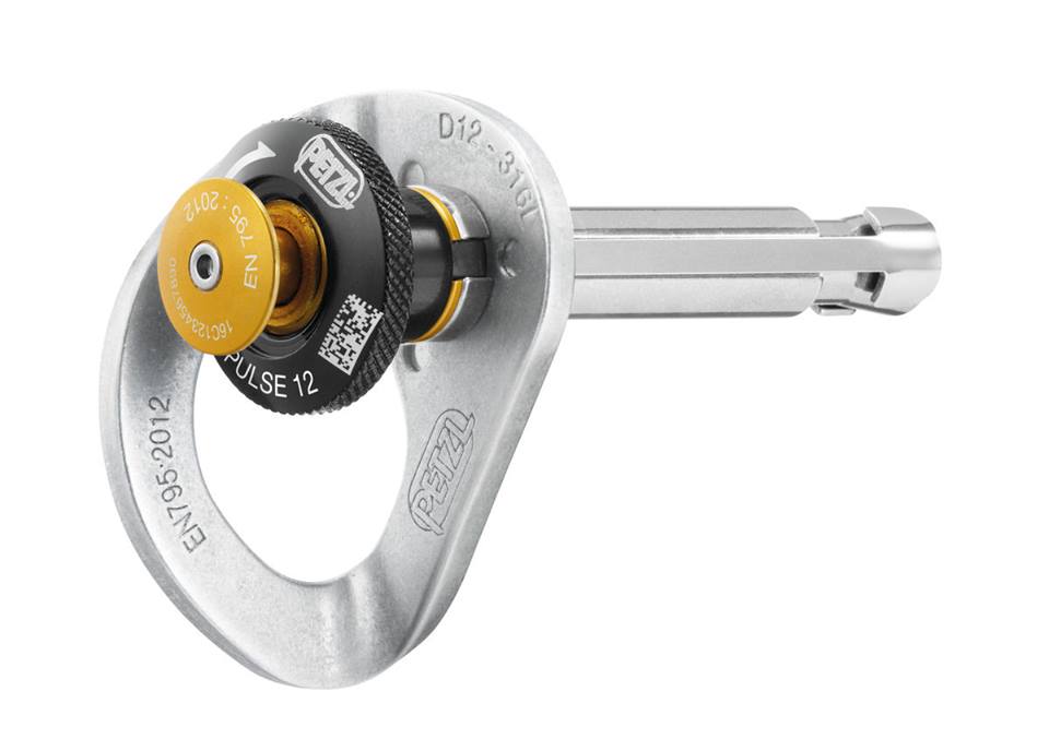 PETZL- COEUR PULSE 12 mm, anclaje removible con función de bloqueo