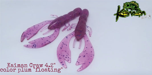 kaiman baits craw floating- plum floting