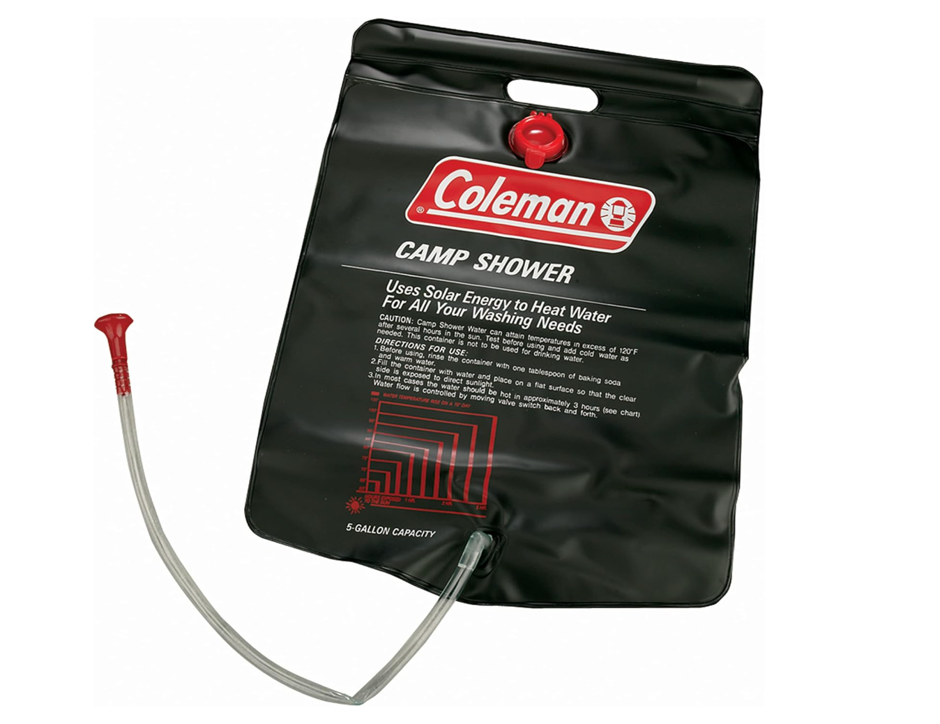 Coleman Regadera solar, 5 galones.