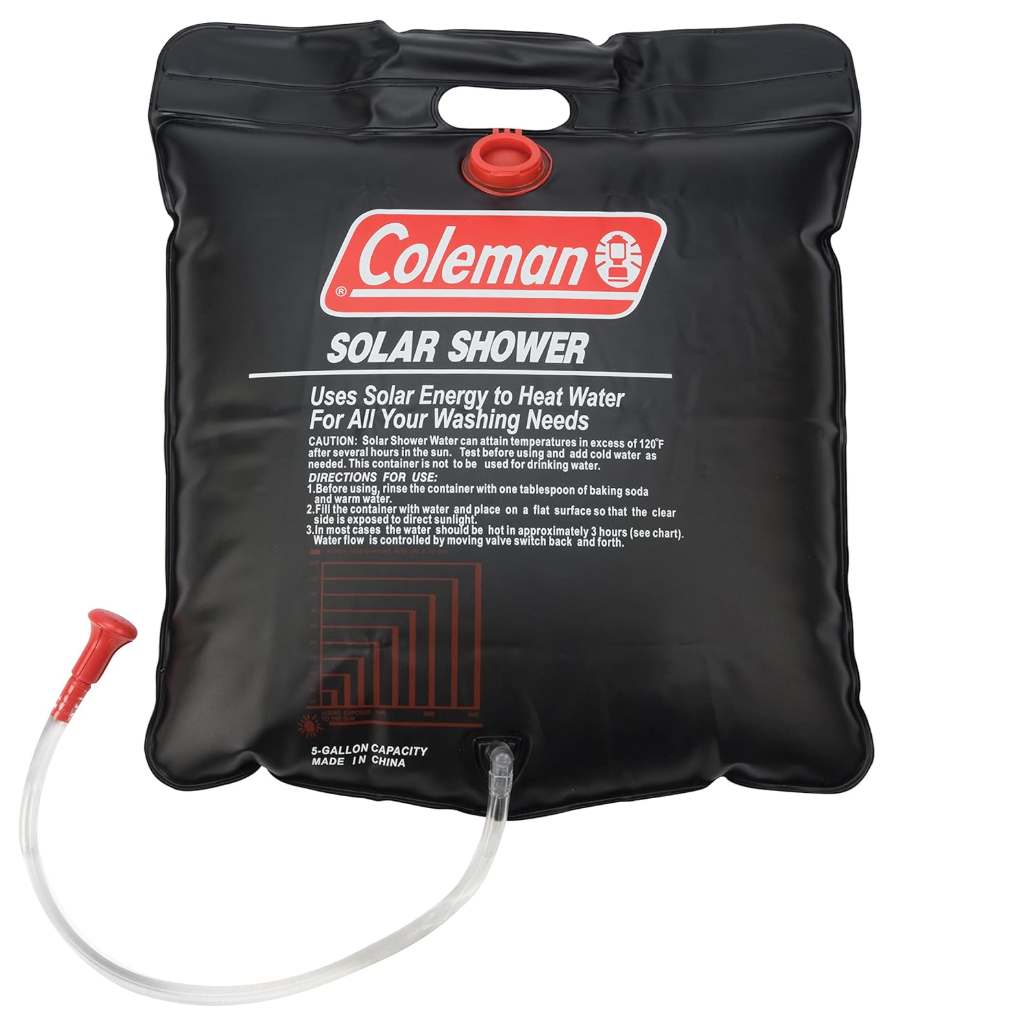 Coleman Regadera solar, 5 galones.