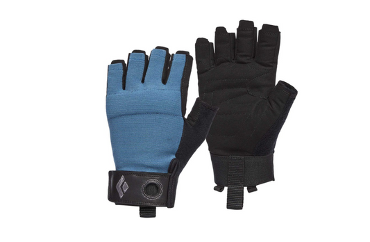 black diamond Crag Half-Finger Gloves azul M