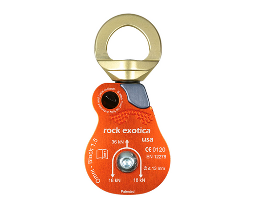 Polea sencilla rock exotica OMNI-BLOCK 1.5”