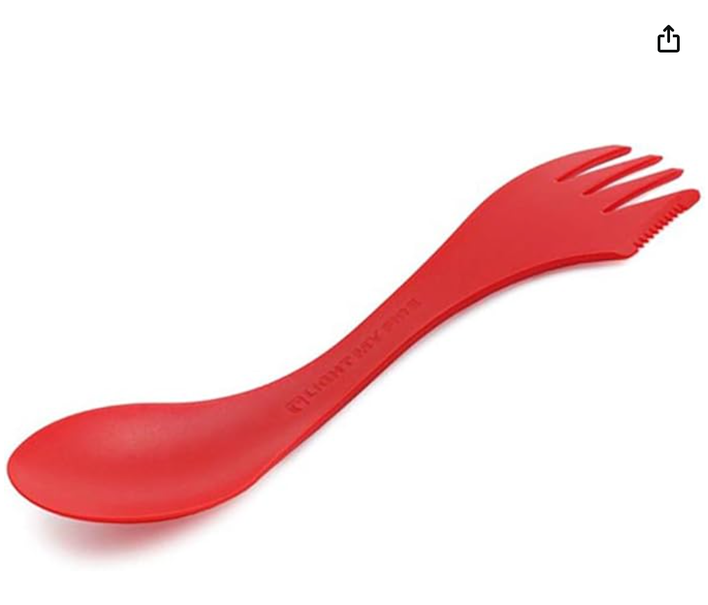 LIGTH MY FIRE CUCHARA TENEDOR ROJA