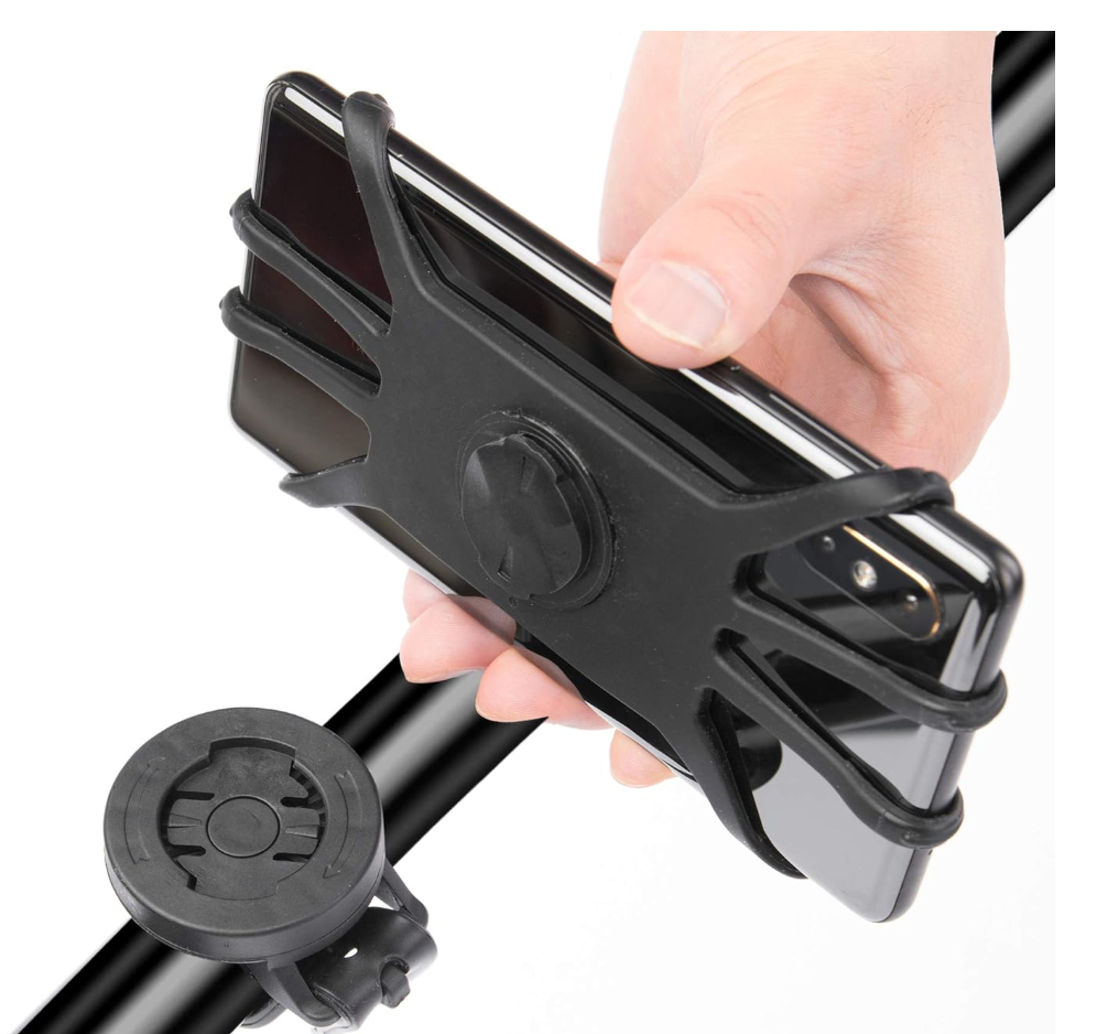 Soporte para teléfono MTB, soporte de silicona para manubrio Garmin