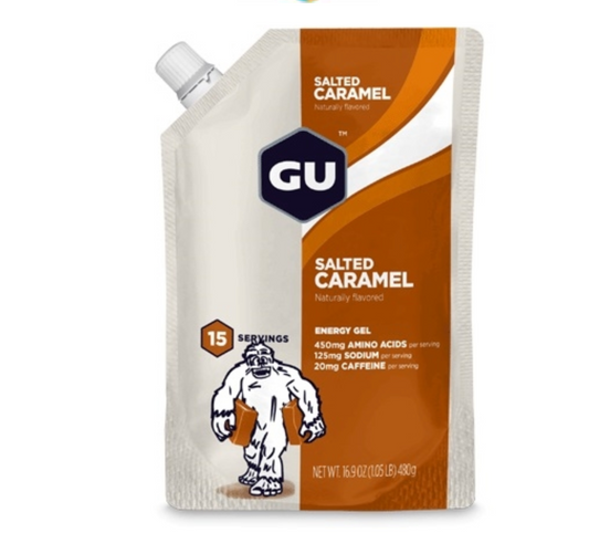 Gel energético GU SALTED CARAMEL: 480GR