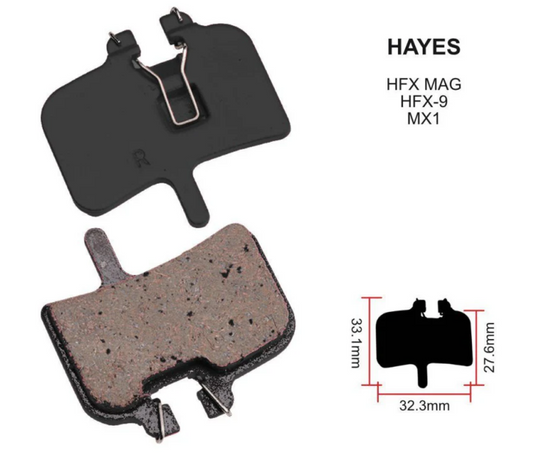 Bracko Organic Semi-Metal Pads