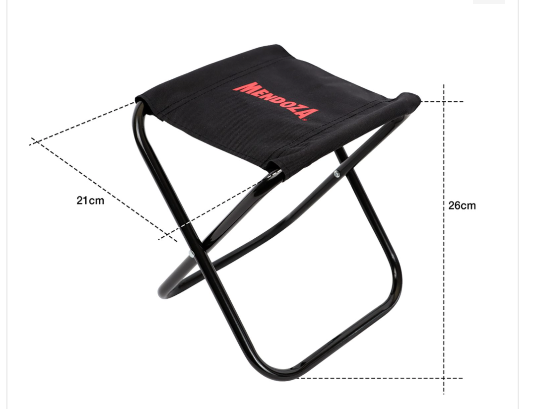 BANCO PLEGABLE NEGRO INFANTIL
