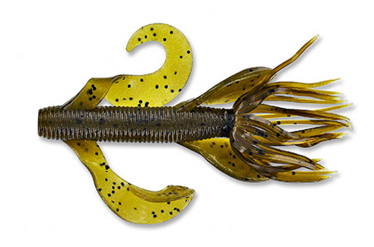 BIG BAITS 4" Kreature- GREEN PUMPKIN RED