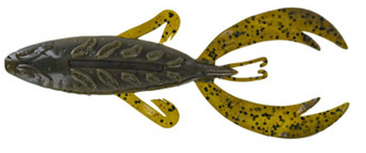 BIG BAITS Fighting Frog- GREEN PUMPKIN