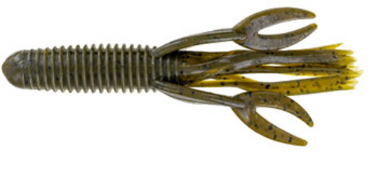BIG BAITS Craw Tube- GREEN PUMPKIN