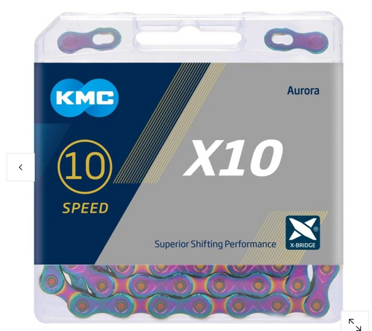 Cadena KMC 12v X12 Aurora Blue 126E