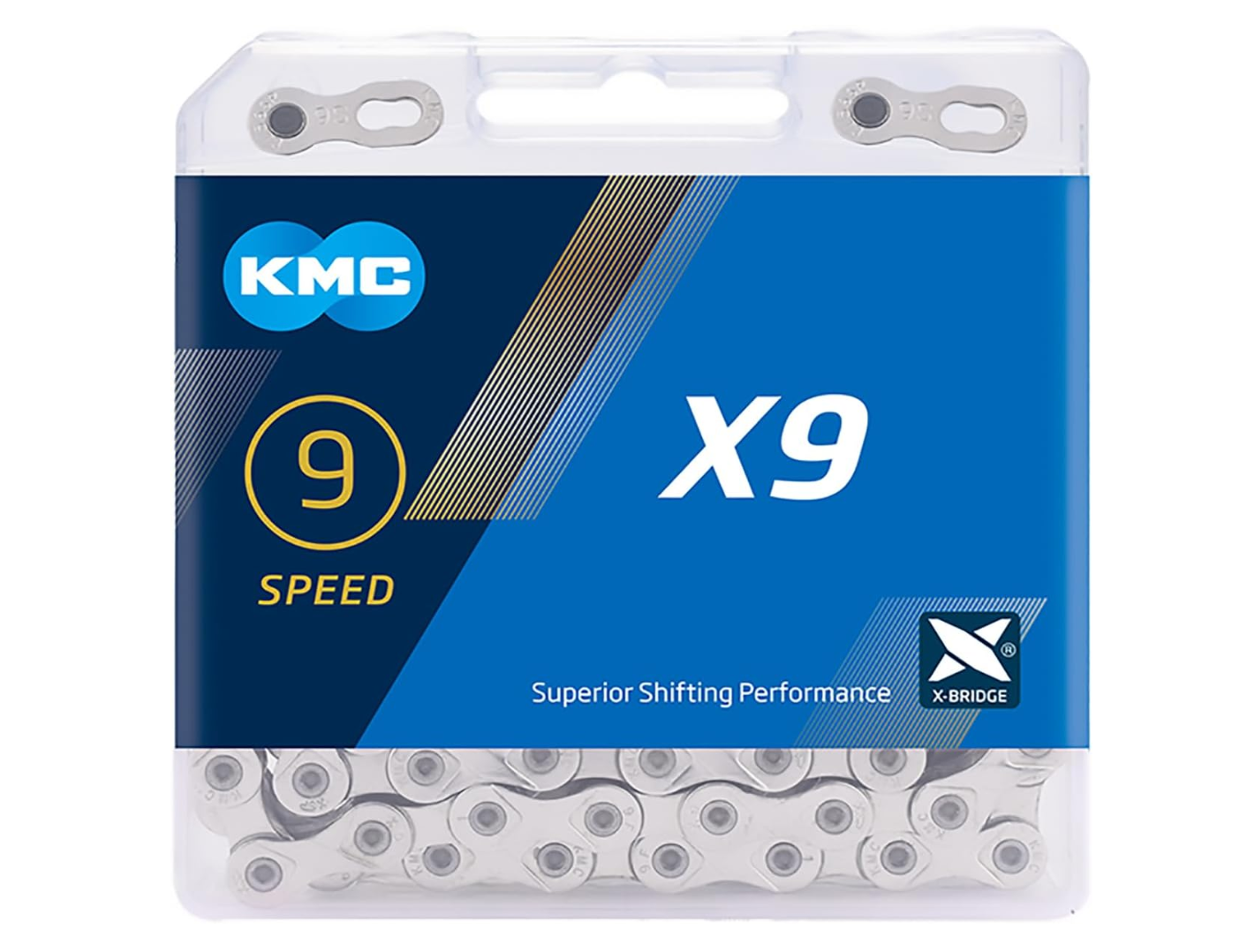 Cadena KMC X9 (9 velocidades) 116E
