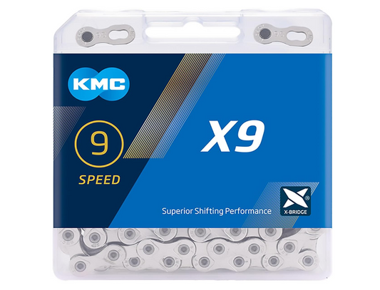 Cadena KMC X9 (9 velocidades) 116E