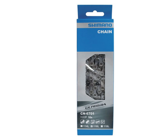 Cadena para Bicicleta Shimano Ultrega CN-6701 10V 116E