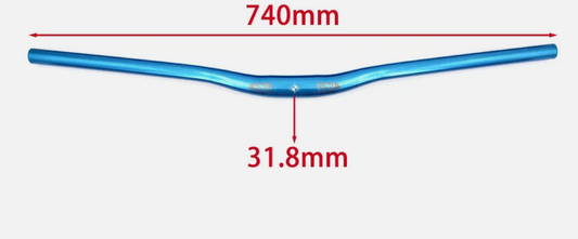 Manubrio Bici Mtb Alumin  7000 Series 31.8 Fouriers
