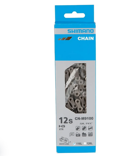 Cadena para Bicicleta Shimano XTR CN-M9100 12V 116E