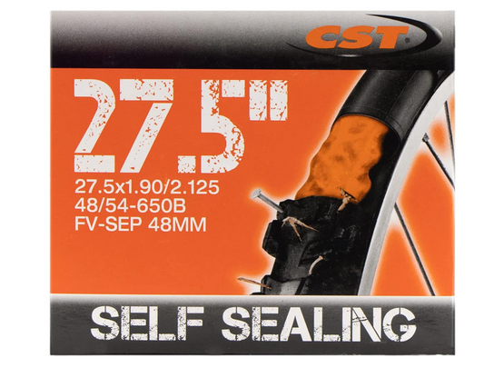 CST Camara 27.5X1.90/2.125 (48/54-650B) Montaña V.F. 48mm con Sellador