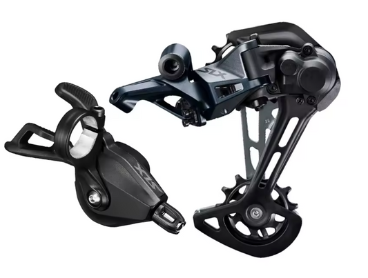 SHIMANO CONJUNTO DE DESVIADOR Y SHIFTER 12 VELOCIDADES