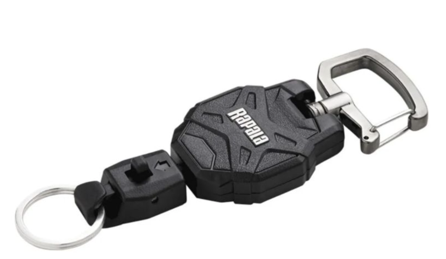 RAPALA LLAVERO RETRACTIL RCD PEQUEÑO COLOR NEGRO