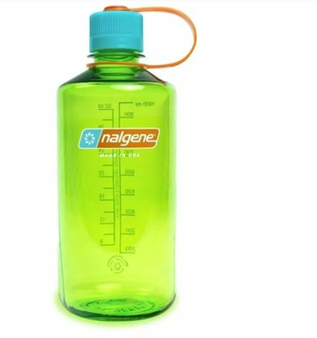 Botella reutilizable 1 litro verde lima boca estrecha Sustain