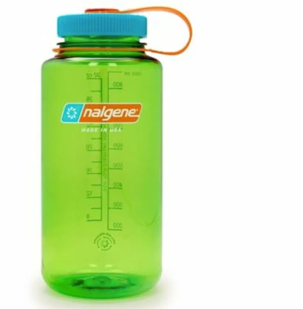 Botella reutilizable 1 litro verde lima boca ancha Sustain