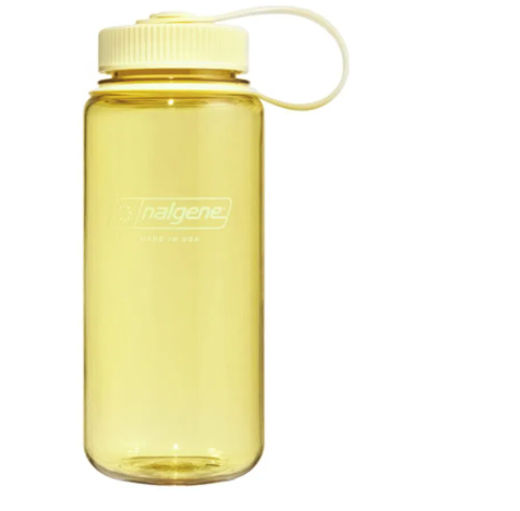 Botella reutilizable 500ml amarillo pastel boca ancha Sustain