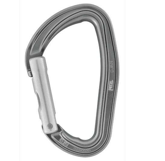 petzl DJINN mosqueton versatil curvo