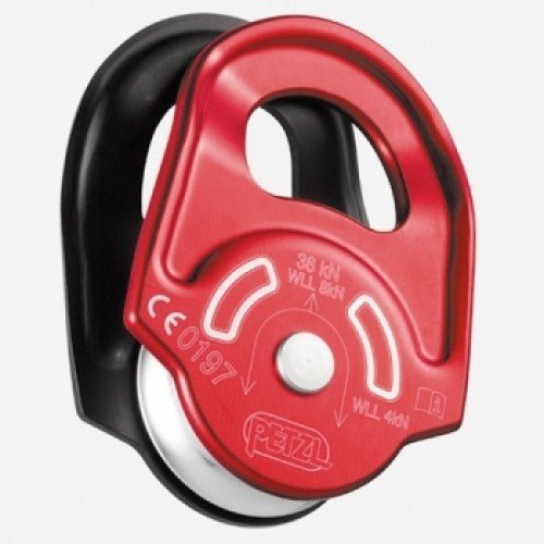 PETZL- RESCUE polea con placas oscilantes y rodamiento sellado