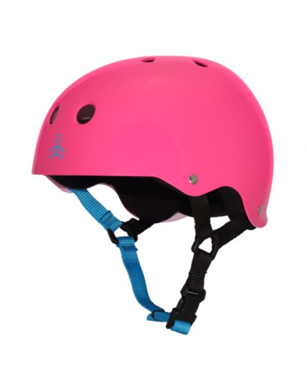 TRIPLE 8- CASCO Sweatsaver Neon Fushia Glossy