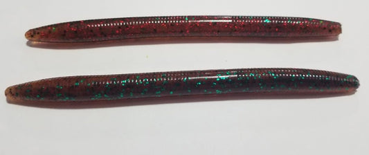 GECO LURE- FINESS WORM RED BUG