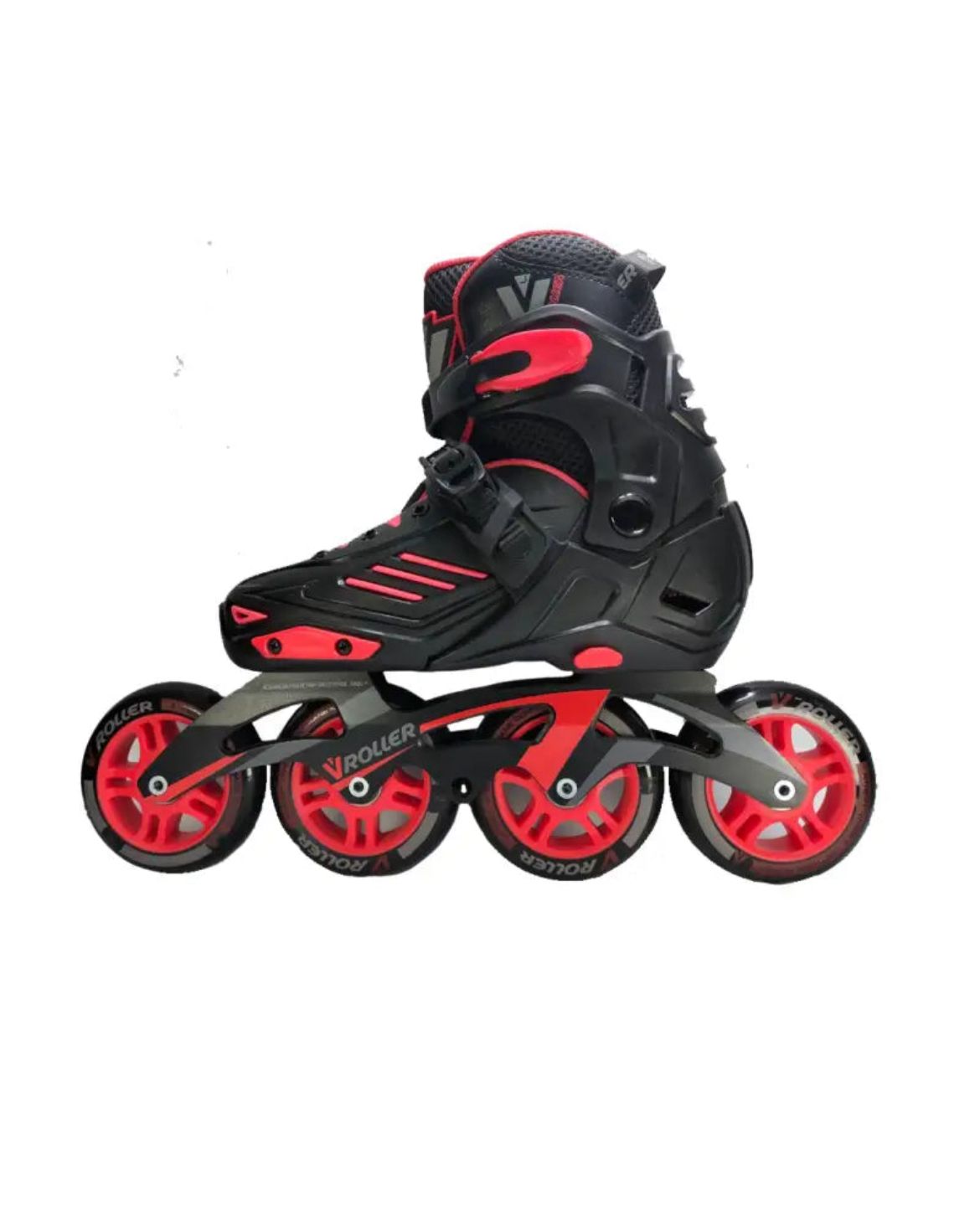 Patines V-Roller Neg-Rojo